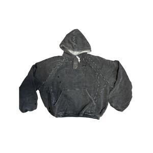 Young LA BATMAN STREET Hoodie GREY